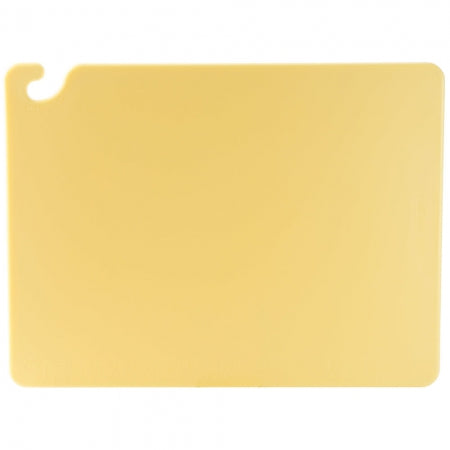 San Jamar Cut-N-Carry Color Cutting Board - Yellow