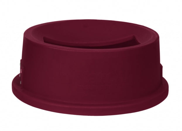San Jamar Katchall Flatware Retriever - Fits 32 Gal Waste Can - Burgundy