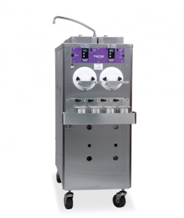 Stoelting CC202-28 Custard Freezer w/ (2) 6 gal Hopper, 2 Barrel, Air Remote Cooled, Gravity Fed 380-415V/50Hz/3ph Dim:64.8x157.2x119.7 (WxHxD)