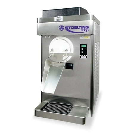 Frozen Youghurt/Custard Freezer, counter model, (1) barrel continuous flow, (1) 20L hopper, quick-freeze technology,14,000 BTU/hr compressor, 1-1/2 hp motor, 19-1/2"W x 28"D x 37-3/4"H, 15 amps