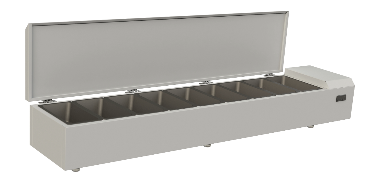 Refrigerated Pan Well - 9 GN 1/3