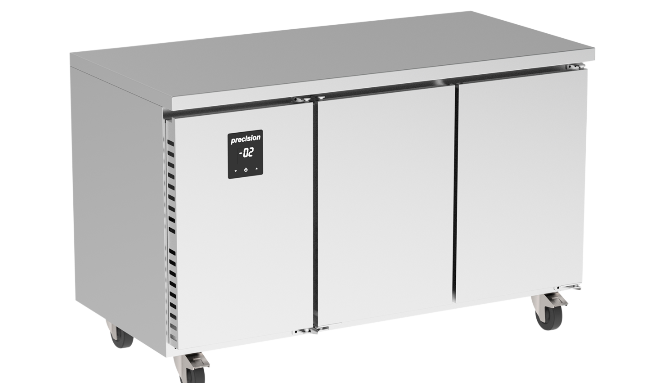 2-Section Self Contained Counter Refrigerator with 6 Drawers