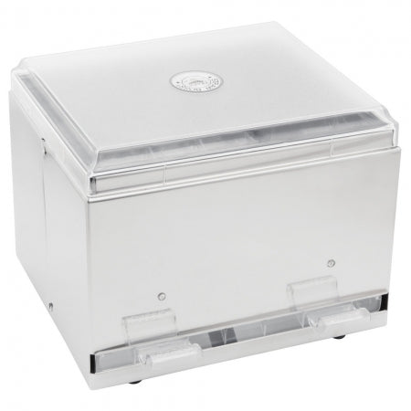 Vollrath Straw Boss Double Sided Bulk Unwrapped Straw Dispenser - Stainless Steel