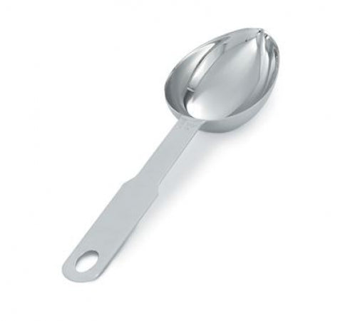 Vollrath Measure Scoop, 1/4 Cup,Oval,Hd  S/S