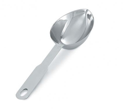 Vollrath Measure Scoop,1/3 Cup,Oval,Hd,  S/S