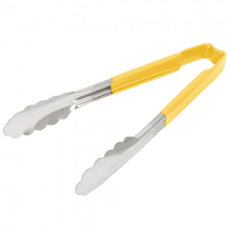 Vollrath 9.5" 1 Pc Utility Tong-Yellow