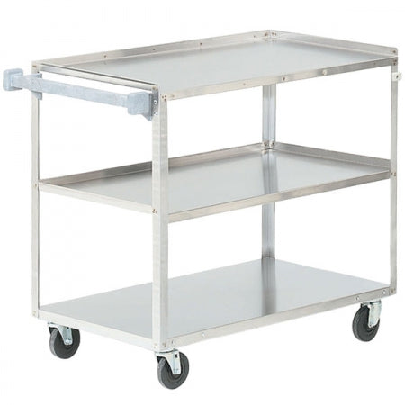 Vollrath Stainless Steel 3 Shelf Utility Cart - 39 1/2" X 21" X 33 1/4"