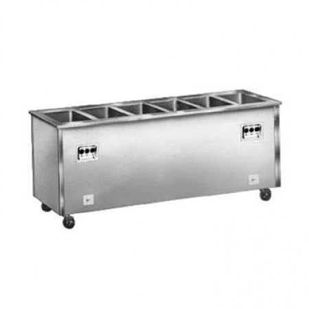 Vollrath Nsf2 Access Buffet, Non Adjustable Height, Breath Guard For 88" Signature Server With Stainless Steel Countertops, Base Unit, Includes Acrylic End Panels