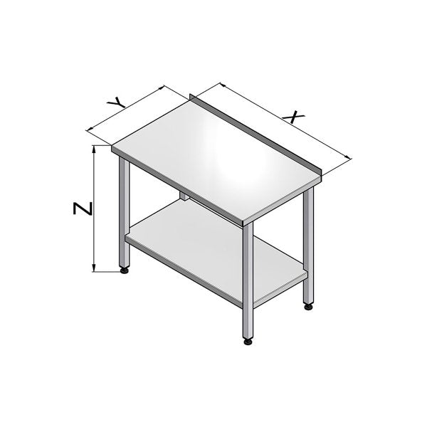 GA 20-187-01 Gasztrometál work table