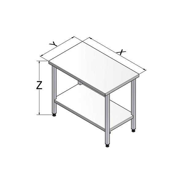 GA 20-146-00 Gasztrometál work table