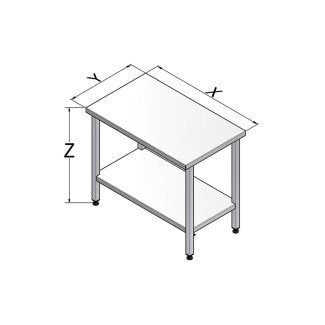 GA 20-086-00 Gasztrometál work table