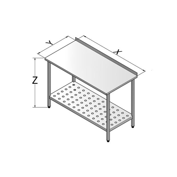 GAR-107-01 Gasztrometál work table