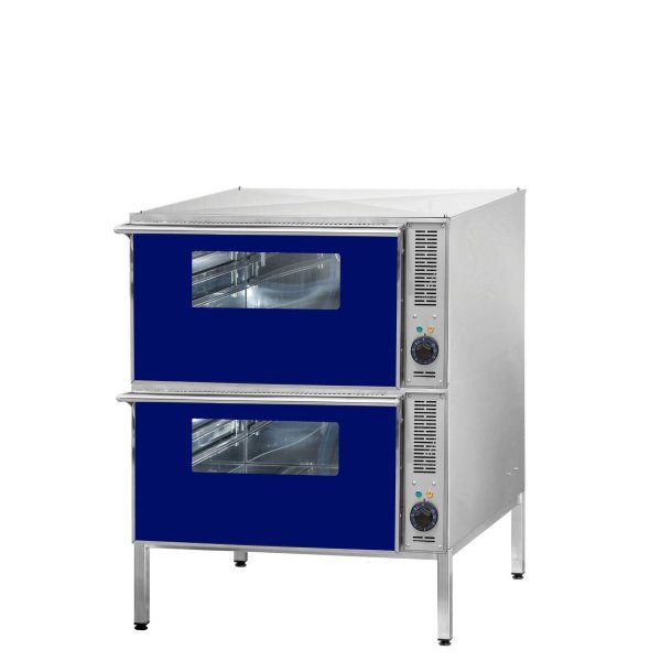 GES-002 Gasztrometál electric static oven tower with 2 baking chambers