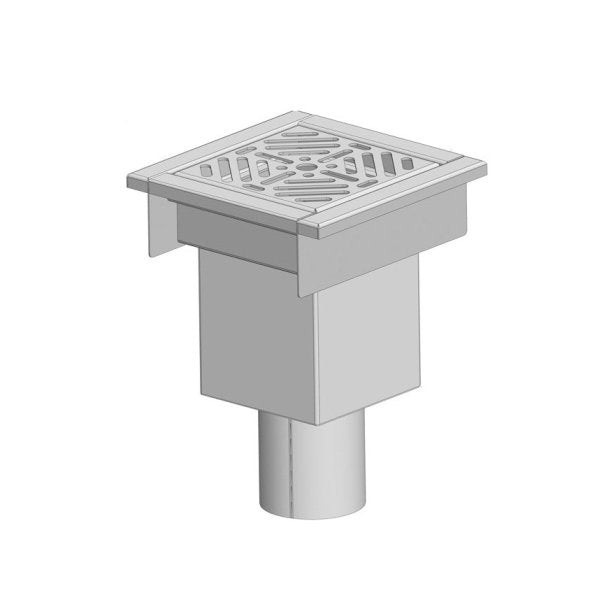 PLA-260 Gasztrometál floor drain with lower drainage