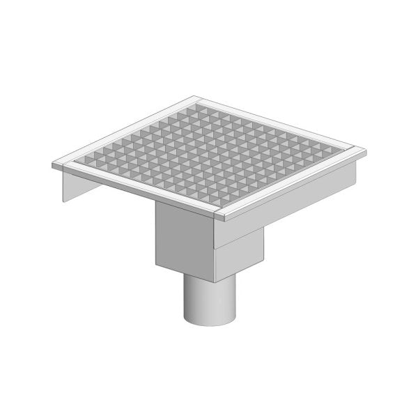 PLA-460 Gasztrometál floor drain with lower drainage
