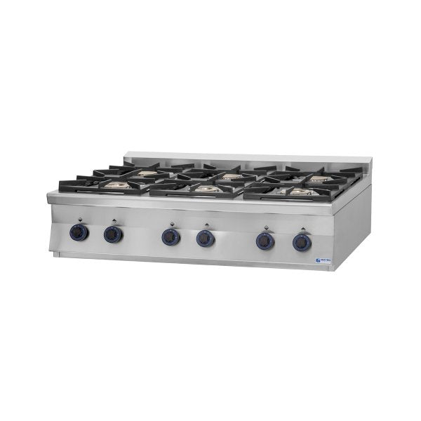 GT6.912F Gasztrometál gas stove top with 6 burners