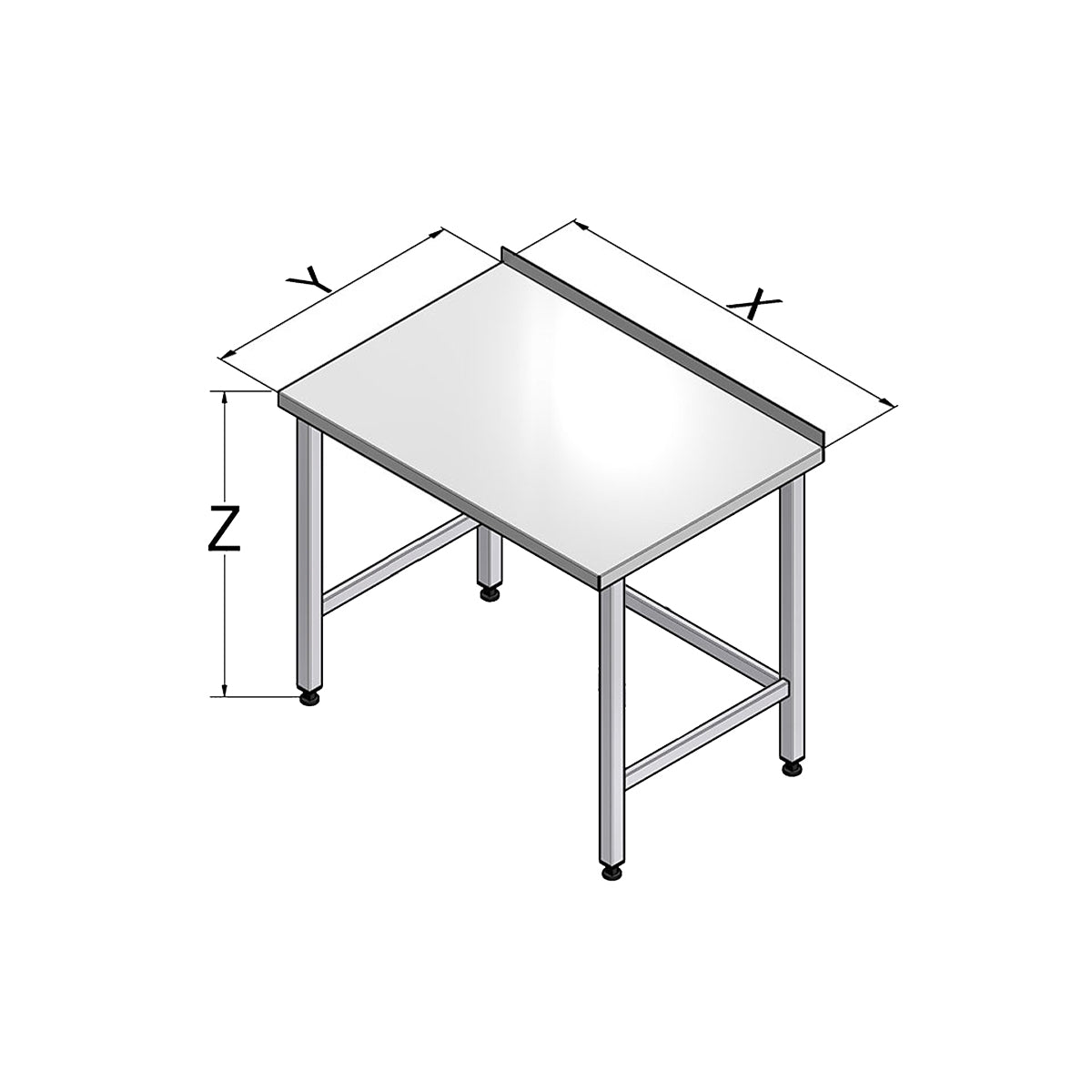 GA 10-106-01 Gasztrometál work table