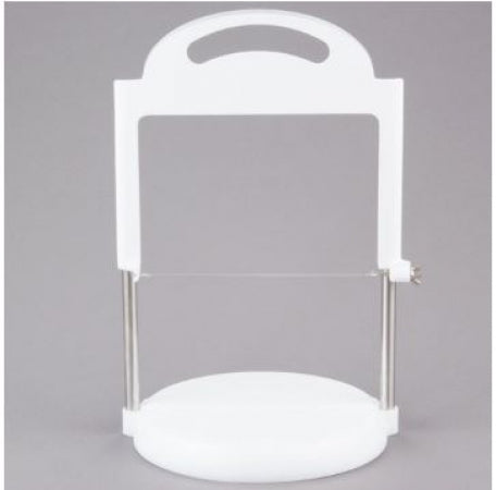 Matfer 15" White Plastic Cheese Fine Wire Guillotine Diameter:8 1/2"