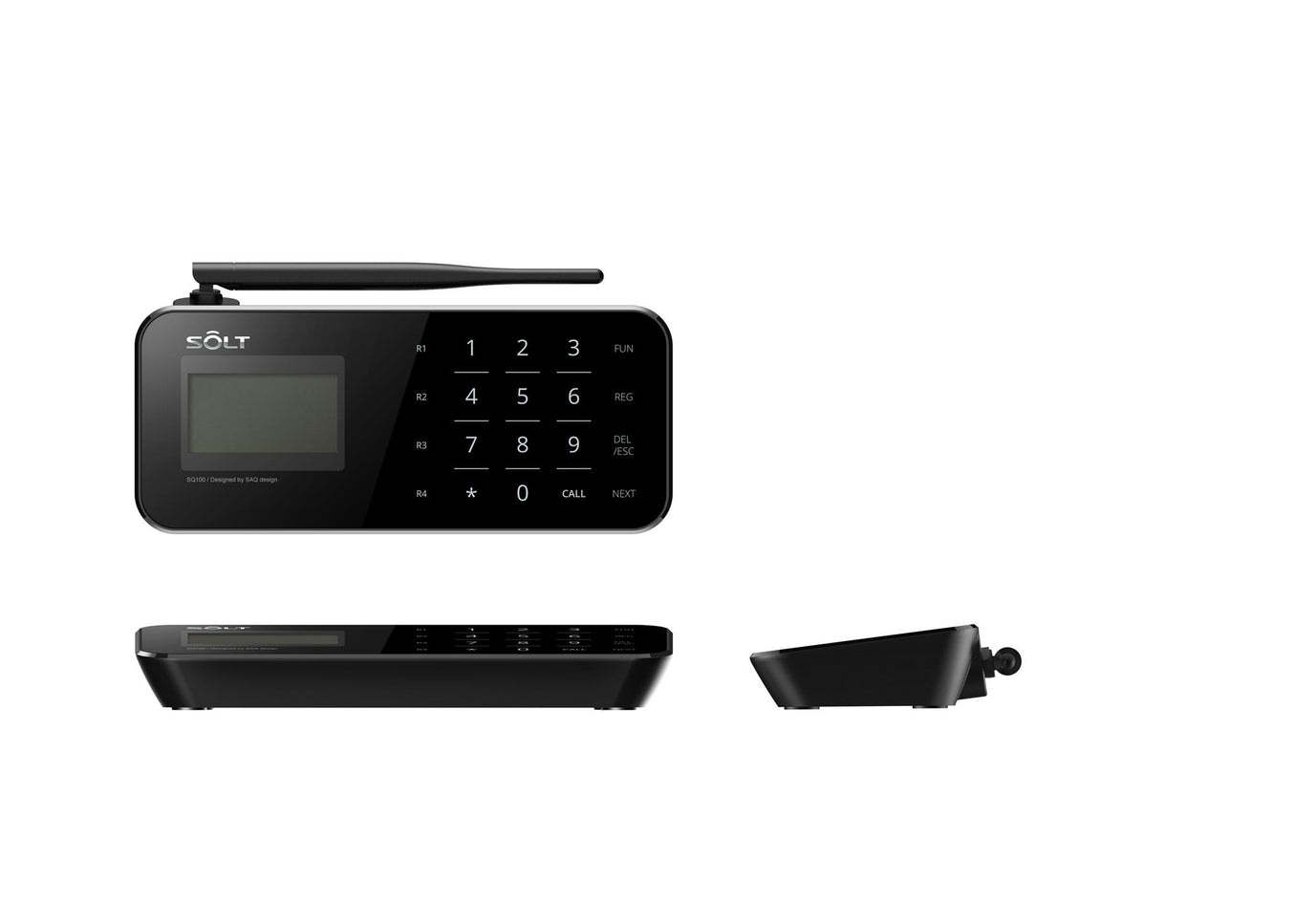 Transmitter : CD Display(Mono FSTN Graphic), Touch-sensor Keys with Hepatic